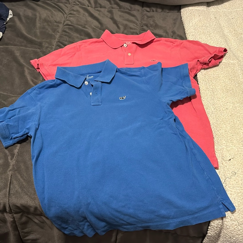 2 polos from Vineyard Vines